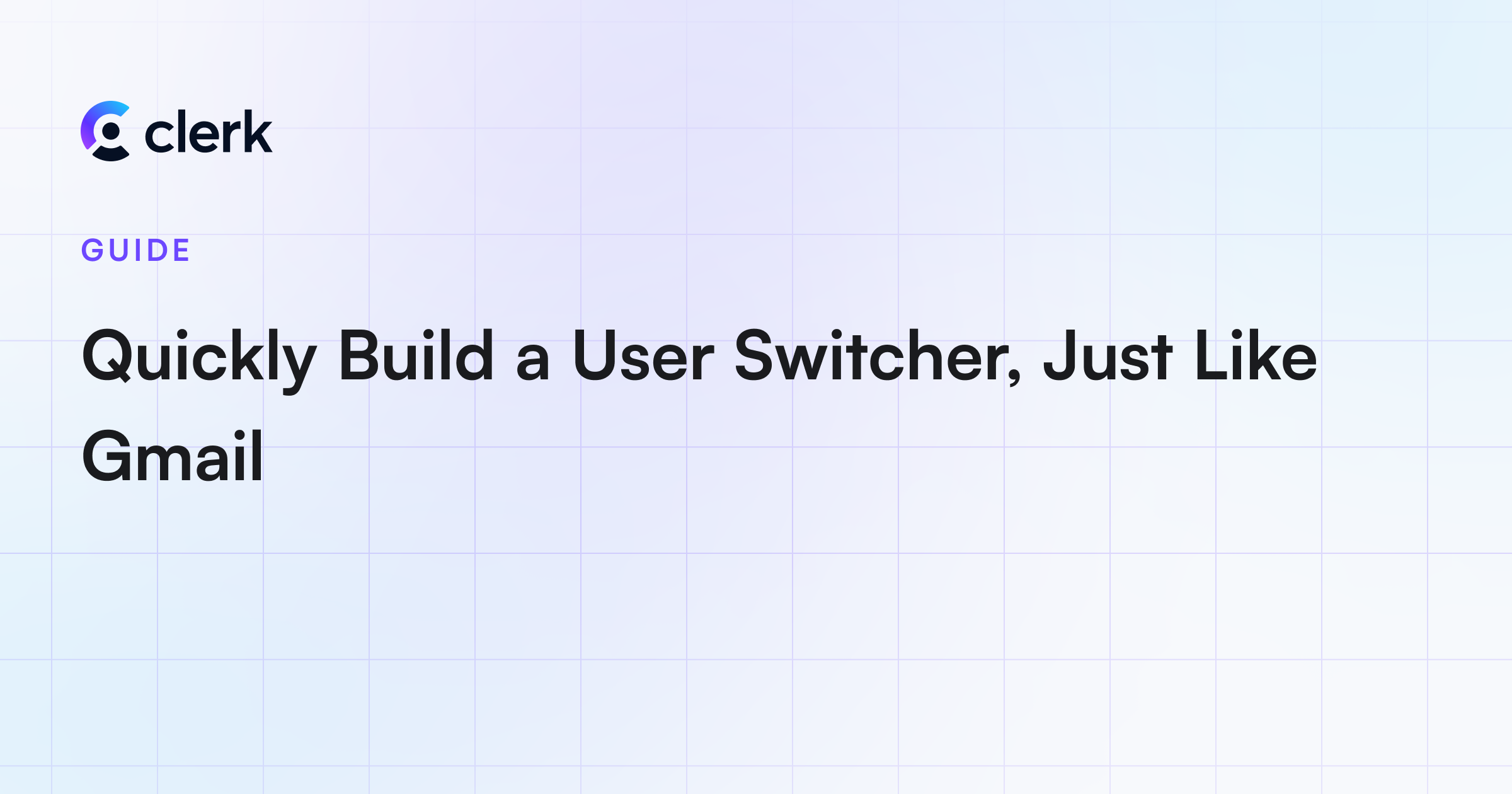 Quickly Build a User Switcher, Just Like Gmail
