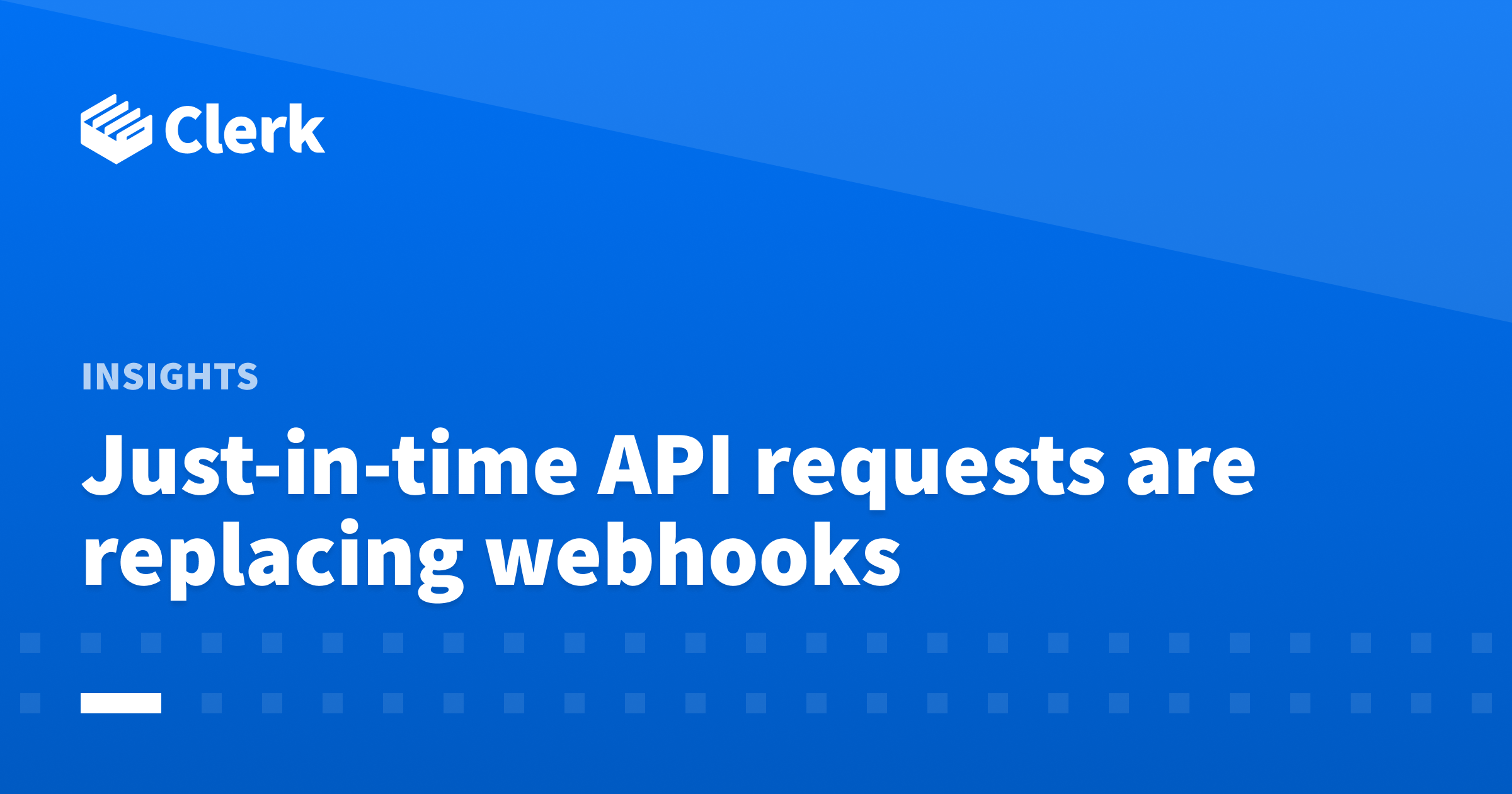 Just-in-time API requests are replacing webhooks